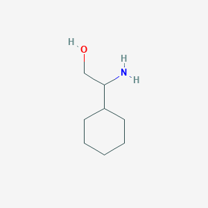 molecular formula C8H17NO B1282479 2-Amino-2-cyclohexylethan-1-ol CAS No. 99839-72-2