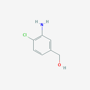 molecular formula C7H8ClNO B1282501 (3-Amino-4-chlorophenyl)methanol CAS No. 104317-94-4