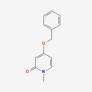 molecular formula C13H13NO2 B1282512 4-(苄氧基)-1-甲基-2-吡啶酮 CAS No. 53937-03-4