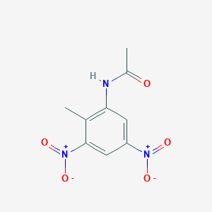 molecular formula C9H9N3O5 B1282513 N-(2-甲基-3,5-二硝基苯基)乙酰胺 CAS No. 3484-26-2