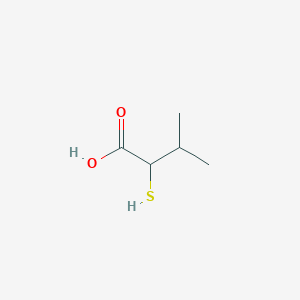 molecular formula C5H10O2S B1282515 3-Methyl-2-sulfanylbutanoic acid CAS No. 138619-81-5