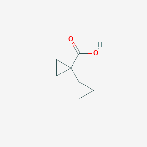molecular formula C7H10O2 B1282533 [1,1'-Bi(cyclopropane)]-1-carboxylic acid CAS No. 60629-92-7