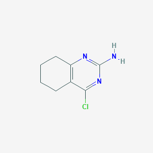 molecular formula C8H10ClN3 B1282534 4-氯-5,6,7,8-四氢喹唑啉-2-胺 CAS No. 111896-77-6