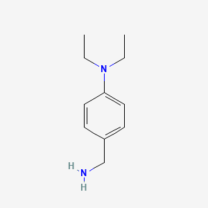 molecular formula C11H18N2 B1282537 4-(aminomethyl)-N,N-diethylaniline CAS No. 40336-81-0