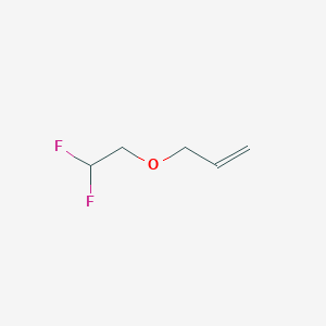 molecular formula C5H8F2O B1282542 3-(2,2-Difluoroethoxy)prop-1-ene CAS No. 111512-41-5