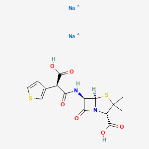 molecular formula C15H16N2Na2O6S2 B12825425 Timentin sodium 