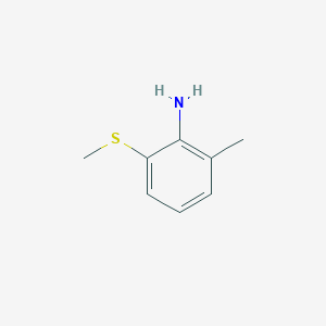 molecular formula C8H11NS B1282572 2-Methyl-6-(methylsulfanyl)aniline CAS No. 100305-95-1