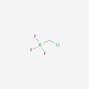 molecular formula CH2BClF3- B12825722 Chloromethyl(trifluoro)boranuide 