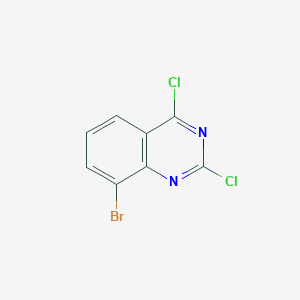 molecular formula C8H3BrCl2N2 B1282574 8-溴-2,4-二氯喹唑啉 CAS No. 331647-05-3