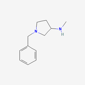 molecular formula C12H18N2 B1282576 1-Benzyl-3-(methylamino)pyrrolidine CAS No. 96568-35-3
