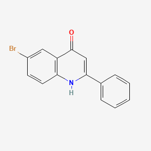 molecular formula C15H10BrNO B1282577 6-Bromo-2-phenyl-1,4-dihydroquinolin-4-one CAS No. 20364-59-4