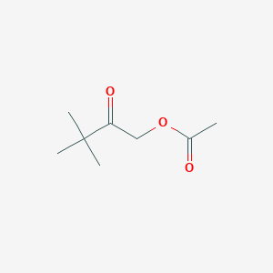 molecular formula C8H14O3 B1282581 3,3-Dimethyl-2-oxobutyl acetate 