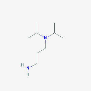 molecular formula C9H22N2 B1282585 (3-Aminopropyl)bis(propan-2-yl)amine CAS No. 53485-05-5