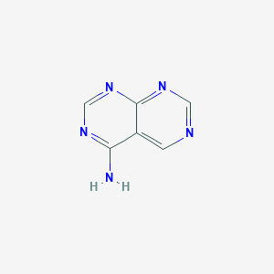 molecular formula C6H5N5 B1282588 Pyrimido[4,5-d]pyrimidin-4-amine CAS No. 26979-05-5