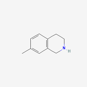molecular formula C10H13N B1282589 7-Methyl-1,2,3,4-tetrahydroisoquinoline CAS No. 207451-81-8