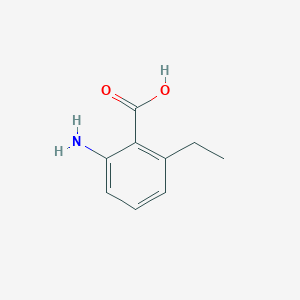 molecular formula C9H11NO2 B1282609 2-Amino-6-ethylbenzoic acid CAS No. 66232-56-2