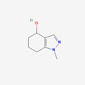 molecular formula C8H12N2O B1282618 1-methyl-4,5,6,7-tetrahydro-1H-indazol-4-ol CAS No. 109801-13-0