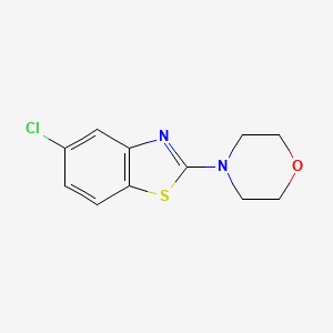 molecular formula C11H11ClN2OS B12826212 4-(5-Chlorobenzo[d]thiazol-2-yl)morpholine 