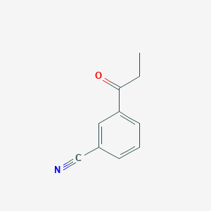 molecular formula C10H9NO B1282627 3-Propanoylbenzonitrile CAS No. 50916-34-2