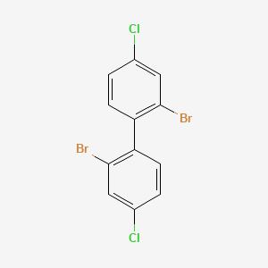 molecular formula C12H6Br2Cl2 B12826408 2,2'-Dibromo-4,4'-dichloro-1,1'-biphenyl 