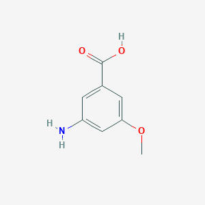 molecular formula C8H9NO3 B1282642 3-Amino-5-methoxybenzoic acid CAS No. 74165-74-5