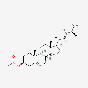 Acetic acid (22E)-ergosta-5,22-dien-3beta-yl ester