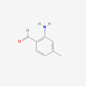 molecular formula C8H9NO B1282652 2-Amino-4-methylbenzaldehyde CAS No. 59236-38-3