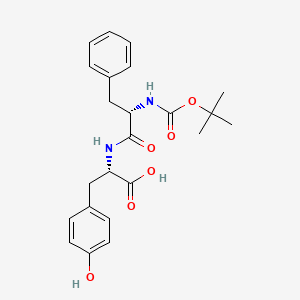 molecular formula C23H28N2O6 B1282653 Boc-Phe-Tyr-OH CAS No. 66076-38-8