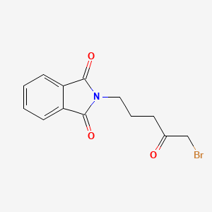 molecular formula C13H12BrNO3 B1282660 2-(5-bromo-4-oxopentyl)-1H-isoindole-1,3(2H)-dione CAS No. 41306-64-3