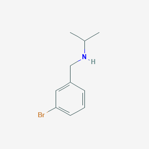 molecular formula C10H14BrN B1282661 [(3-Bromophenyl)methyl](propan-2-yl)amine CAS No. 110079-41-9