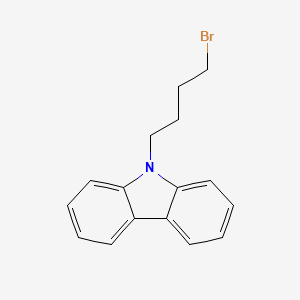 molecular formula C16H16BrN B1282662 9-(4-bromobutyl)-9H-carbazole CAS No. 10420-20-9