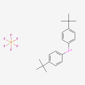 molecular formula C20H26F6IP B1282663 Bis(4-tert-butylphenyl)iodonium Hexafluorophosphate CAS No. 61358-25-6