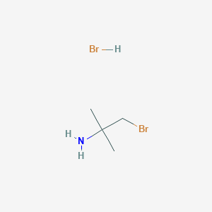 molecular formula C4H11Br2N B1282665 1-Bromo-2-methylpropan-2-amine hydrobromide CAS No. 13892-97-2