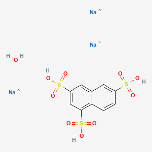 molecular formula C10H10Na3O10S3 B12826689 CID 123134558 