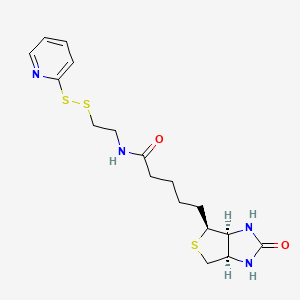 molecular formula C17H24N4O2S3 B1282680 Biotin-C2-S-S-pyridine 