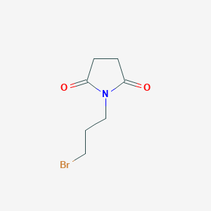 molecular formula C7H10BrNO2 B1282683 1-(3-Bromopropyl)pyrrolidine-2,5-dione CAS No. 88661-56-7