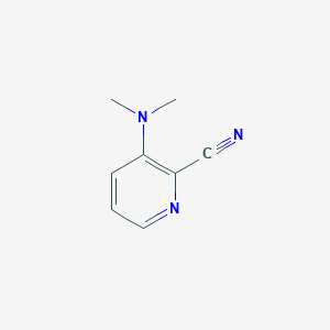 molecular formula C8H9N3 B1282687 3-(Dimethylamino)picolinonitrile CAS No. 97483-75-5