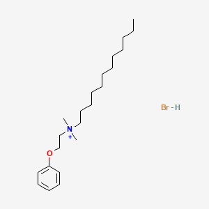 molecular formula C22H41BrNO+ B12826977 Dodecyl-dimethyl-(2-phenoxyethyl)azanium;hydrobromide 
