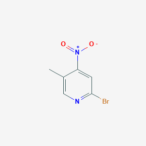 molecular formula C6H5BrN2O2 B1282703 2-溴-5-甲基-4-硝基吡啶 CAS No. 66092-62-4