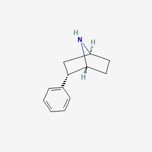 molecular formula C12H15N B12827034 Rel-(1R,2S,4S)-2-phenyl-7-azabicyclo[2.2.1]heptane 