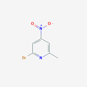 molecular formula C6H5BrN2O2 B1282704 2-溴-6-甲基-4-硝基吡啶 CAS No. 97944-46-2