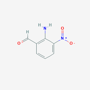 molecular formula C7H6N2O3 B1282706 2-Amino-3-nitrobenzaldehyde CAS No. 97271-97-1