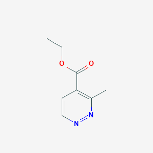 molecular formula C8H10N2O2 B1282719 Ethyl 3-methylpyridazine-4-carboxylate CAS No. 98832-80-5