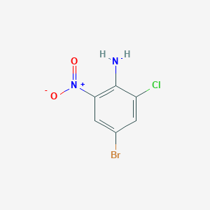 molecular formula C6H4BrClN2O2 B1282728 4-Bromo-2-chloro-6-nitroaniline CAS No. 34033-41-5