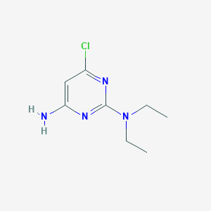 molecular formula C8H13ClN4 B1282731 6-chloro-N2,N2-diethylpyrimidine-2,4-diamine CAS No. 3289-38-1