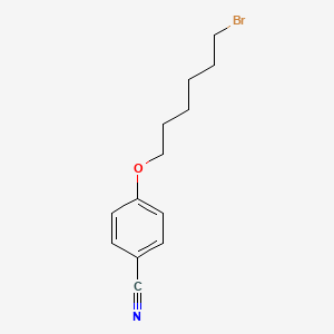 molecular formula C13H16BrNO B1282740 4-[(6-Bromohexyl)oxy]benzonitrile CAS No. 91944-99-9