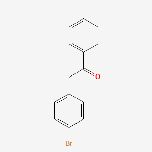 molecular formula C14H11BrO B1282748 2-(4-Bromophenyl)Acetophenone CAS No. 22421-88-1