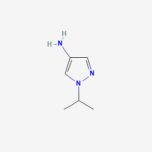 molecular formula C6H11N3 B1282759 1-isopropyl-1H-pyrazol-4-amine CAS No. 97421-16-4