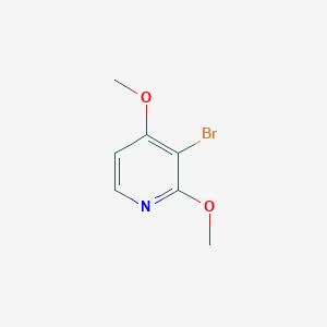 molecular formula C7H8BrNO2 B1282763 3-Bromo-2,4-dimethoxypyridine CAS No. 96246-00-3