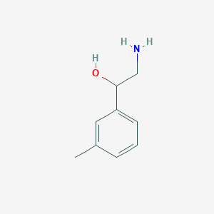 molecular formula C9H13NO B1282769 2-氨基-1-(间甲苯基)乙醇 CAS No. 53360-88-6
